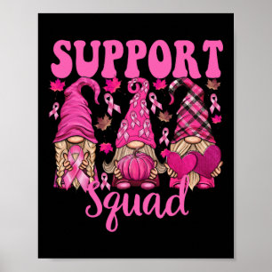 Affiche Chemise contre le cancer pour femmes Gnomes Équipe
