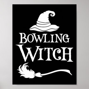 Affiche Chemise costumée de Bowling Witch Halloween