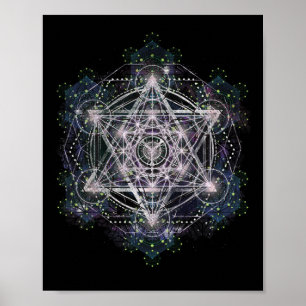 Affiche Chemise Cube de Métatron Géométrie Sacrée - Yo Spi