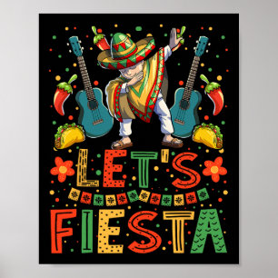 Affiche Chemise Dabbing mexicaine Cinco De Mayo Femmes Et