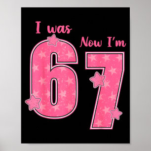 Affiche Chemise d'anniversaire de 7 ans J'étais 6 maintena
