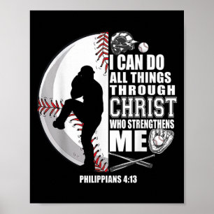 Affiche Chemise de baseball Enfants Filles Christian Jesus