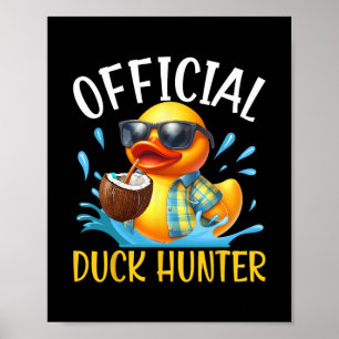 Affiche Chemise de bateau de croisière canard drôle chasse