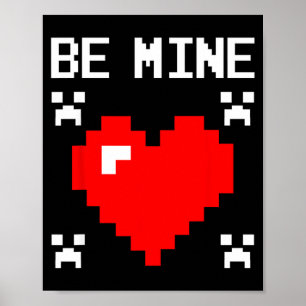 Affiche Chemise de cadeau de la Saint-Valentin pour petit