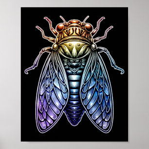 Affiche Chemise de cigale insecte grande cigale de la couv