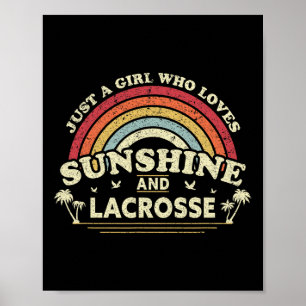 Affiche Chemise de crosse. Une Fille Qui Aime Le Soleil Et