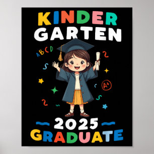 Affiche Chemise de fin d'études de maternelle pour enfants