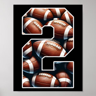 Affiche Chemise de football 2 Anniversaire 2 Anniversaire