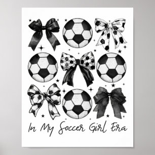 Affiche Chemise de football Dans mon ère de fille de footb