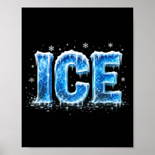 Affiche Chemise de glace Enfants Hommes Femmes Costume de