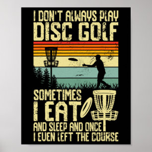 Affiche Chemise De Golf Disque Pour Homme Papa Disc Lecteu