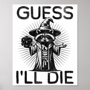 Affiche Chemise de jeu de rôle sur table Je suppose que je