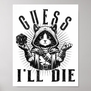 Affiche Chemise de jeu de rôle sur table Je suppose que je