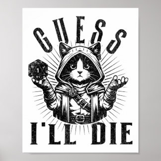 Affiche Chemise de jeu de rôle sur table Je suppose que je