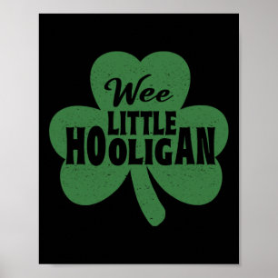 Affiche Chemise de la Saint-Patrick Wee Little Hooligan Dr