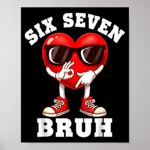 Affiche Chemise de la Saint-Valentin 6 7 Hommes Garçons Cœ