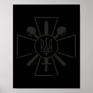 Affiche Chemise de l'armée ukrainienne Zelenskyy Ukraine M