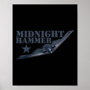 Affiche Chemise de l'avion furtif B-2 Opération Midnight H