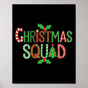 Affiche Chemise de l'équipe de Noël Famille Adulte Enfants