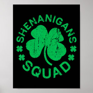 Affiche Chemise de l'équipe Shenanigans Irlandais Hommes F