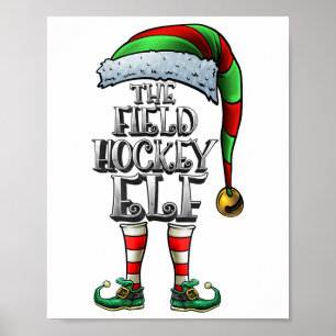 Affiche Chemise de lutin de hockey sur gazon assortie à la