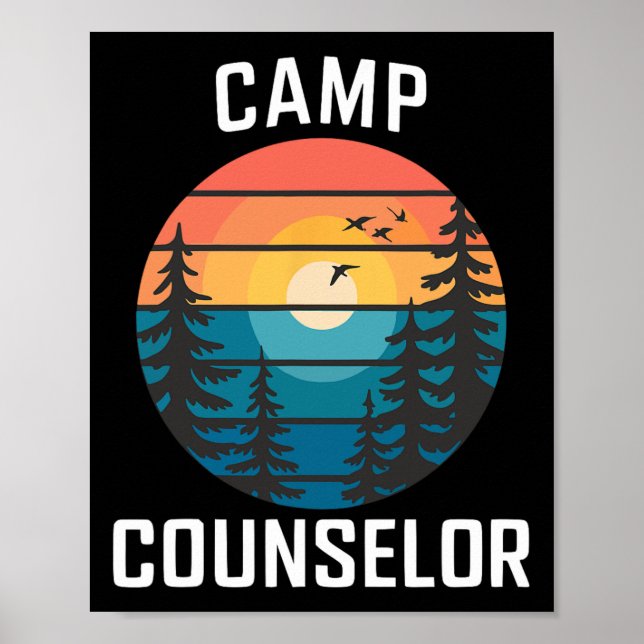 Affiche Chemise de moniteur de colonie de vacances Eté Per (Devant)