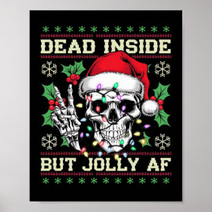 Affiche Chemise de Noël drôle sale et laide