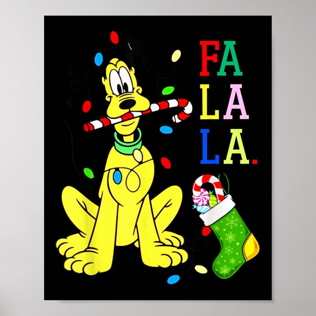 Affiche Chemise de Noël Mignonne La Fa Fa Swea  (Devant)