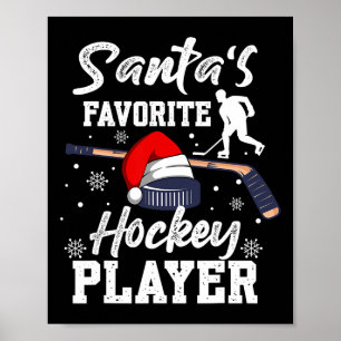 Affiche Chemise de Noël préférée du père Noël pour joueur