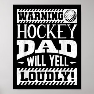 Affiche Chemise de papa de hockey sur gazon hommes amateur