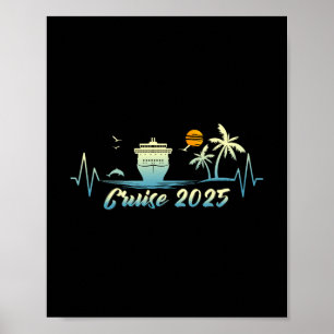 Affiche Chemise de paquebot de croisière Vacances Croisièr