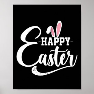 Affiche Chemise de Pâques Lapin Joyeux