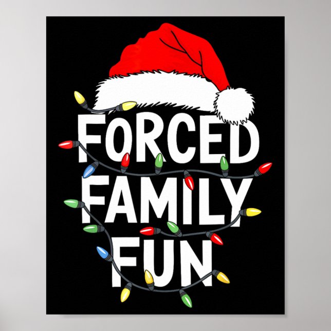 Affiche Chemise de plaisir familial forcé de Noël  (Devant)