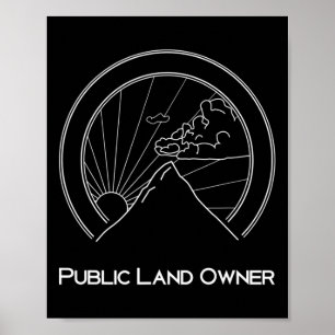 Affiche Chemise de propriétaire de terres publiques - Rand