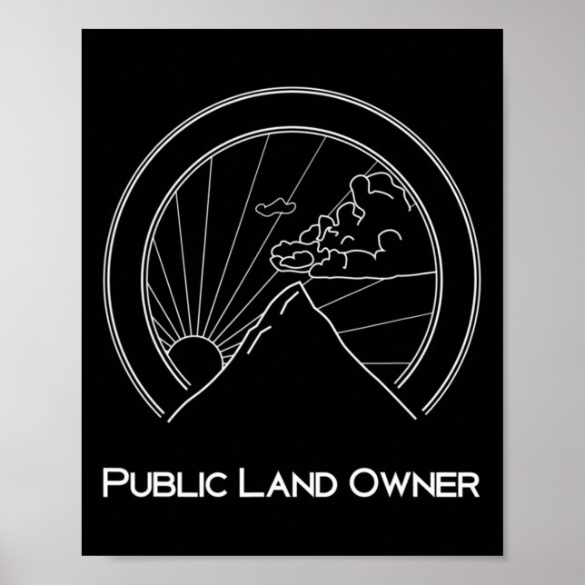 Affiche Chemise de propriétaire de terres publiques - Rand (Devant)