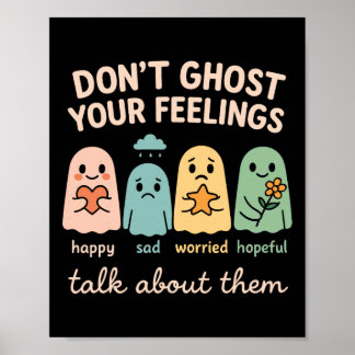 Affiche Chemise de psychologue scolaire Halloween Ne vous 