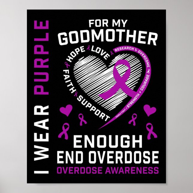 Affiche Chemise de sensibilisation à la fin des overdoses  (Devant)