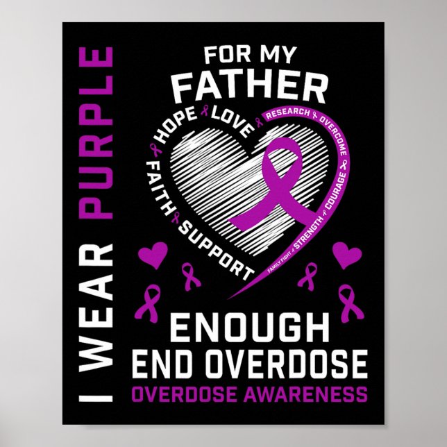Affiche Chemise de sensibilisation à la fin des overdoses  (Devant)