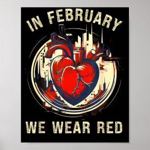Affiche Chemise de sensibilisation à la maladie cardiaque 