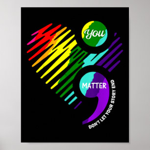 Affiche Chemise de sensibilisation à la santé mentale poin