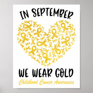 Affiche Chemise de sensibilisation au cancer de l'enfant E