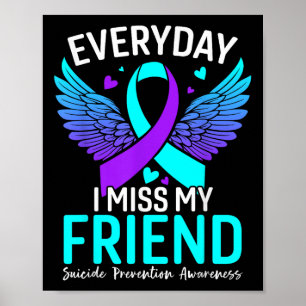 Affiche Chemise de sensibilisation au suicide Ami Préventi