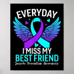 Affiche Chemise de sensibilisation au suicide Meilleur Ami