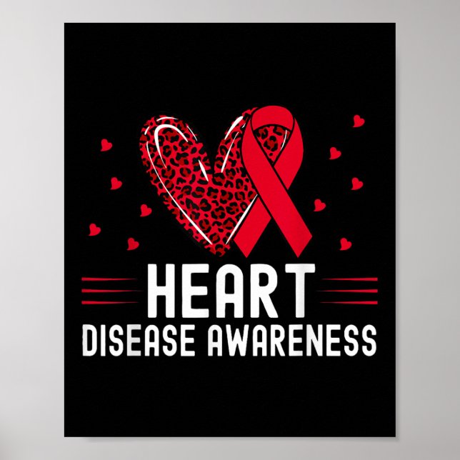 Affiche Chemise de sensibilisation aux maladies cardiaques (Devant)