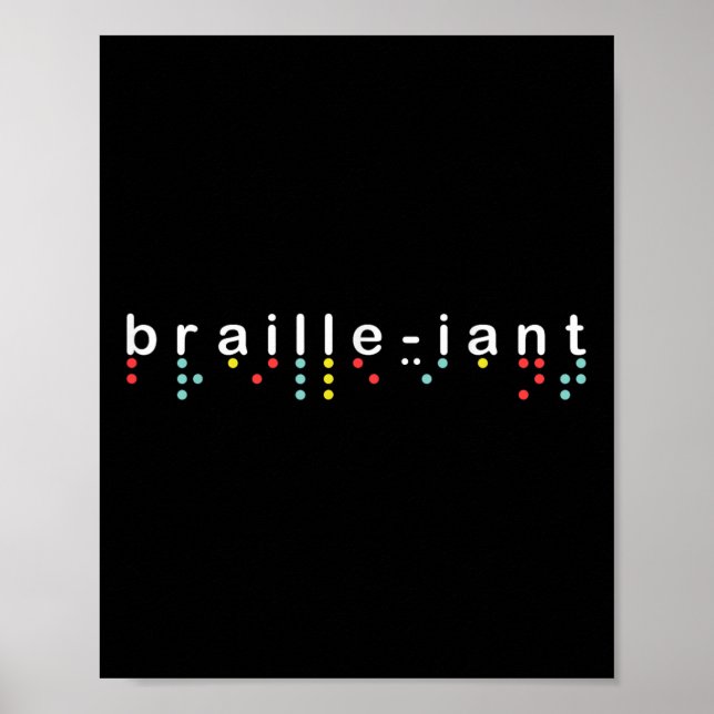 Affiche Chemise de sensibilisation aveugle braille (Devant)