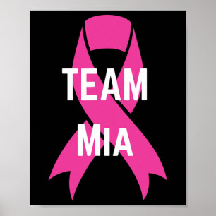 Affiche Chemise de soutien personnalisé pour le cancer du 