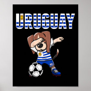 Affiche Chemise de supporters de football uruguayen Beagle