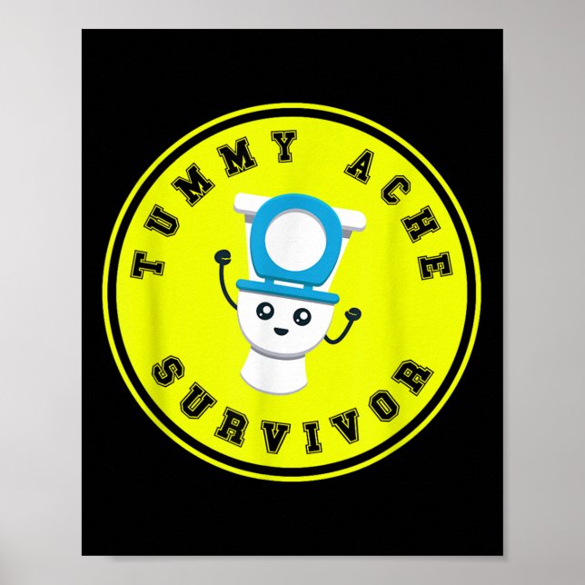 Affiche Chemise de survivant de l'Ache Tummy - Maladie de  (Devant)