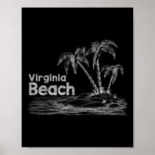 Affiche Chemise de vacances de la famille Virginia Beach
