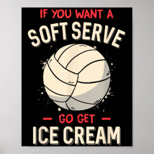 Affiche Chemise De Volley Drôle Pour Filles Ados Enfants